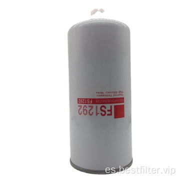 Separador de agua del filtro de combustible diesel FS1292